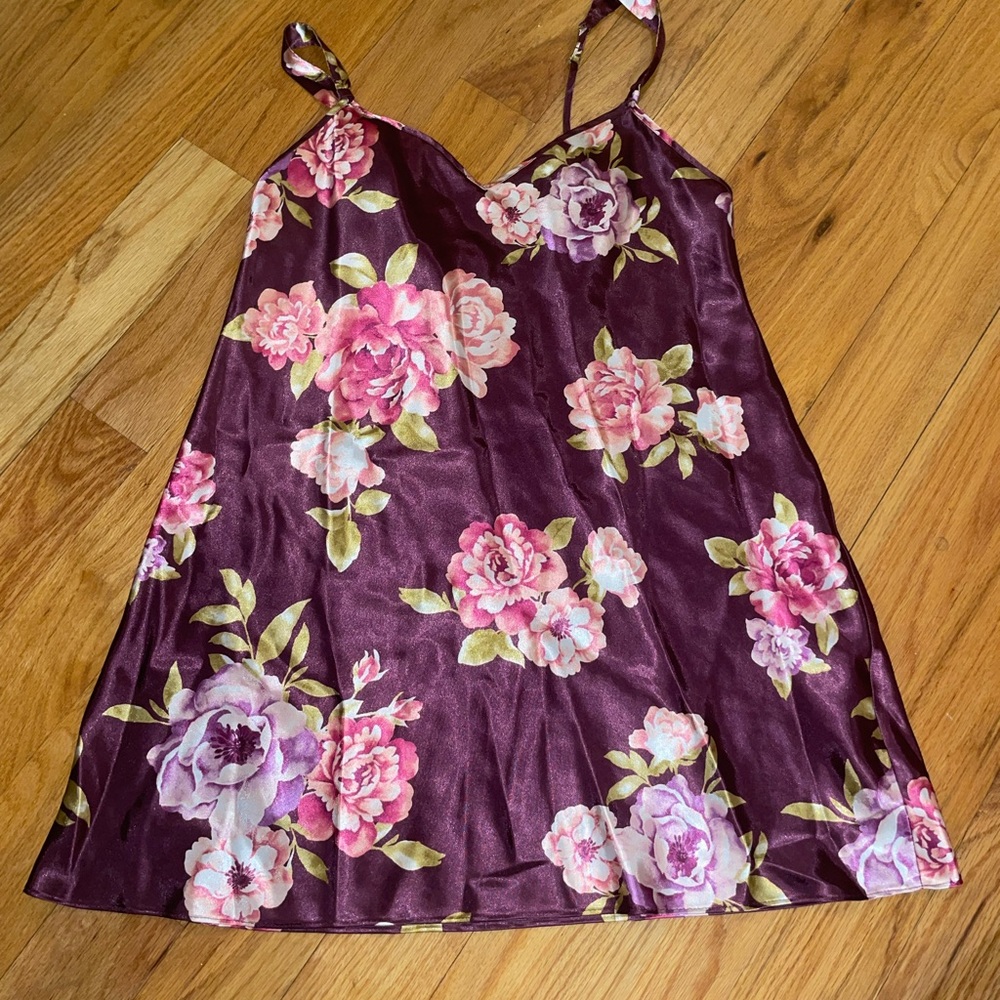 Vintage satin nightgown